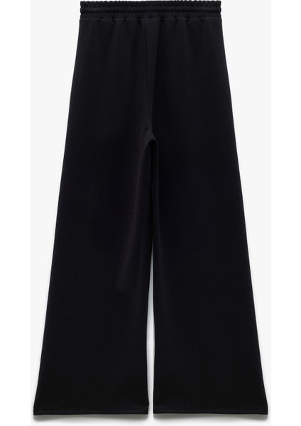 Modal Karışımlı Normal Bel Cepli Geniş Düz Paça Eşofman Altı fırsatları