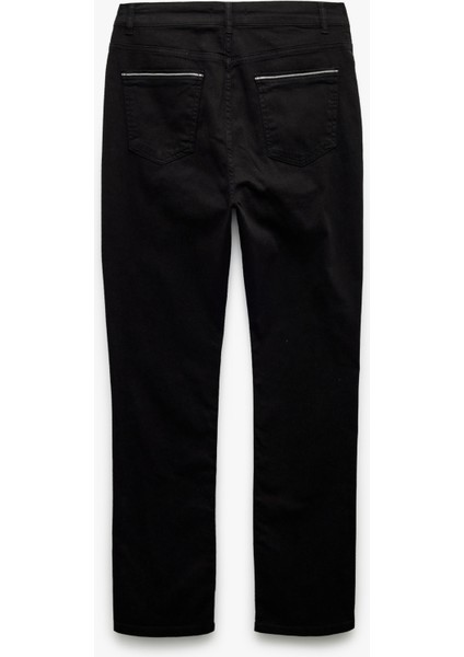 Normal Bel Düğmeli Pamuklu Cep Detaylı Gabardin Pantolon fırsatları