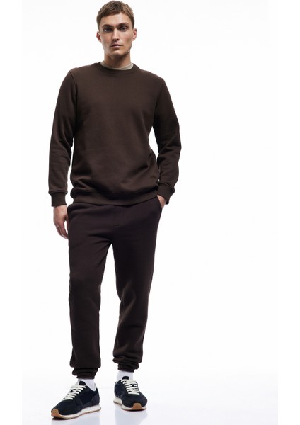 Beli Bağcıklı Şardonlu Cep Detaylı Jogger Eşofman Altı