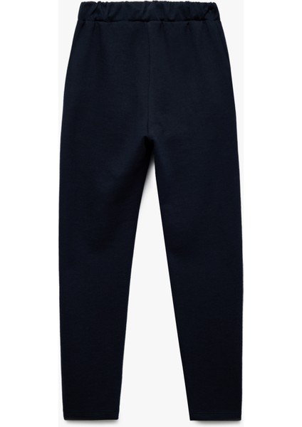 Fermuarlı Beli Bağcıklı Pamuklu Şardonlu Pantolon Görünümlü Eşofman Altıtı fiyatları