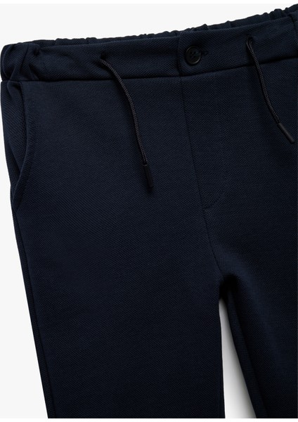 Fermuarlı Beli Bağcıklı Pamuklu Şardonlu Pantolon Görünümlü Eşofman Altıtı modelleri