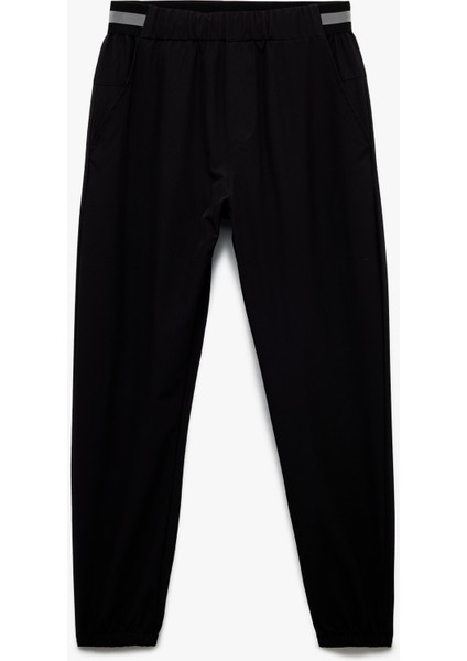 Beli Lastikli Paraşüt Kumaş Şerit Detaylı Jogger Spor Eşofman Altı