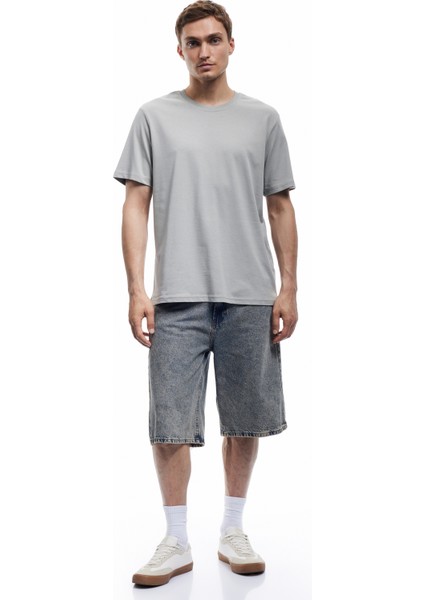 Bisiklet Yaka Regular Fit Pamuklu Kısa Kollu Tişört fiyatları