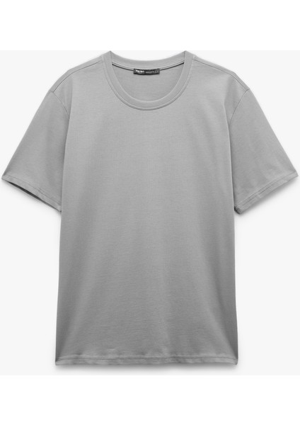 Bisiklet Yaka Regular Fit Pamuklu Kısa Kollu Tişört modelleri