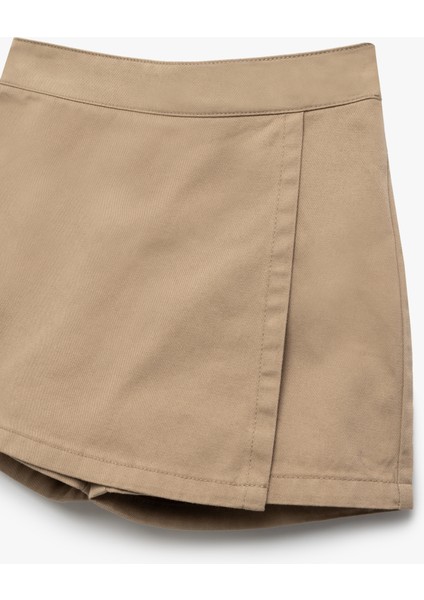 Pamuklu Gabardin Şort Etek modelleri