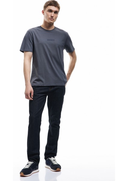 Pamuklu Kısa Kollu Regular Fit Bisiklet Yaka Baskılı Tişört fiyatları