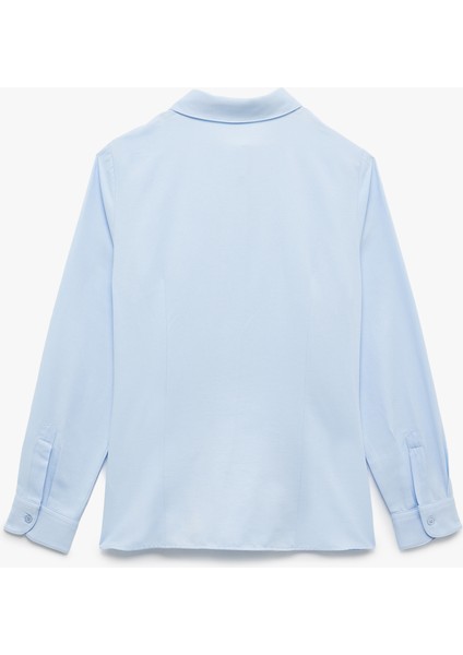 Regular Fit Klasik Yaka Uzun Kollu Poplin Gömlek fırsatları