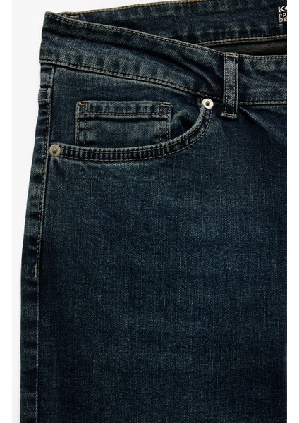 Cepli Normal Bel Pamuklu Slim Fit Jean Pantolon - Brad Jean