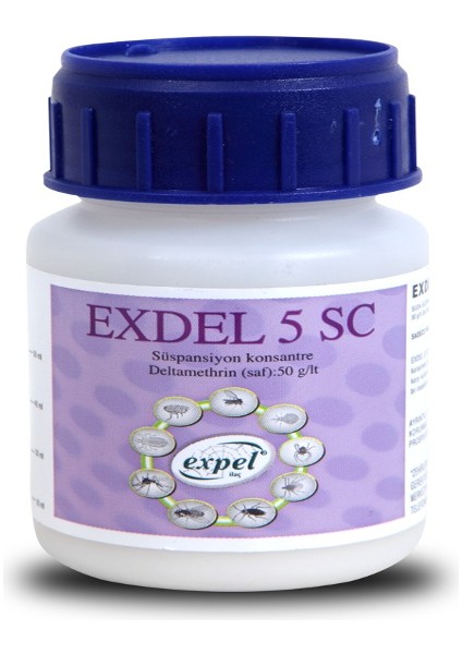 Exdel 5 Sc Haşere, Sinek Öldürücü, Konsrantre Kokusuz Lekesiz Kapalı Alan Ilaçlama 50 ml