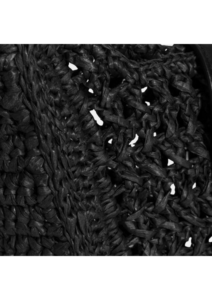 Kadın Siyah Monogram Logolu Omuz Çantası indirimleri