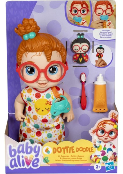 Uykucu Bebeğim Kırmızı Saçlı Dottie Doodle