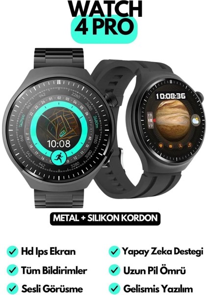 Watch HW10 Pro Akıllı Saat Iphone ve Android Tüm Telefonlara Uyumlu Yapay Zeka Destekli