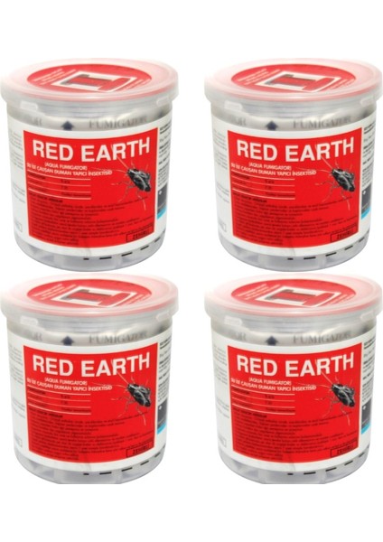 Red Earth Etkili Hamamböceği , Sinek , Haşere , Sivrisinek Önleyici, Koruyucu Tablet , 4'lü Kutu