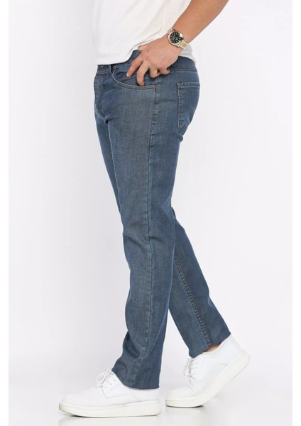 Erkek Fermuarlı Likralı Jean Kot Pantolon P-00015853 fiyatları