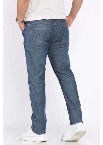Erkek Fermuarlı Likralı Jean Kot Pantolon P-00015853 modelleri