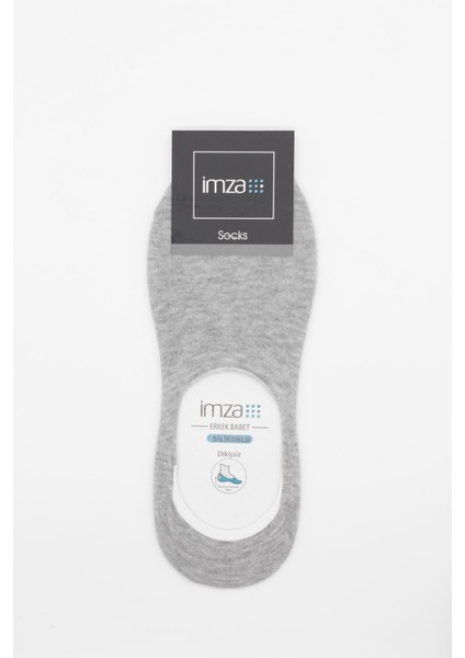 Gri Pamuk Düz Çorap 1060240107