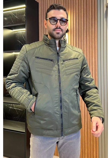 Dik Yaka Içi Peluş Erkek Mont P-00013834 fiyatları