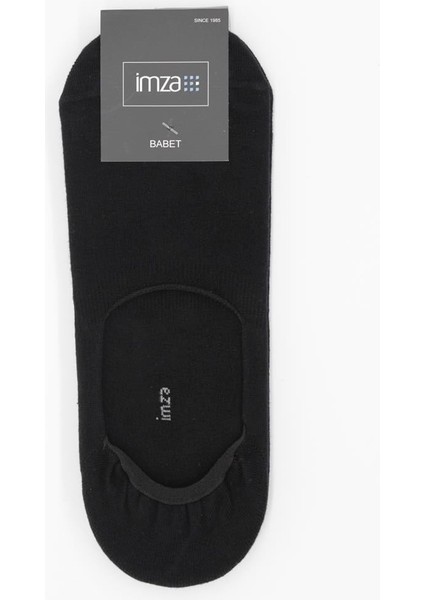 Siyah Düz Pamuklu Suprem Babet Çorap 1060250153