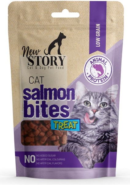 Cat Solmon Bites 6X60GR. Somonlu, Kedi Ödül Maması