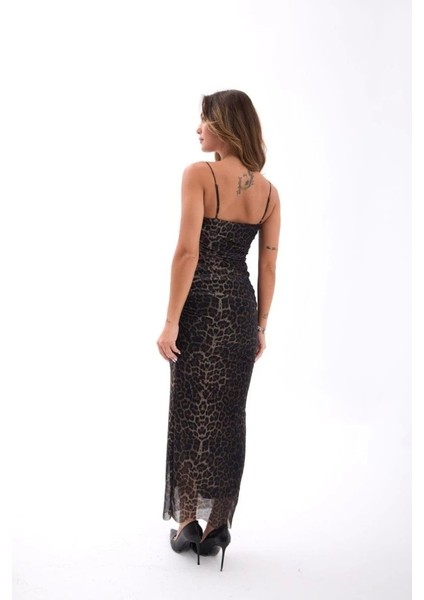 6955 Elbise-Leopar