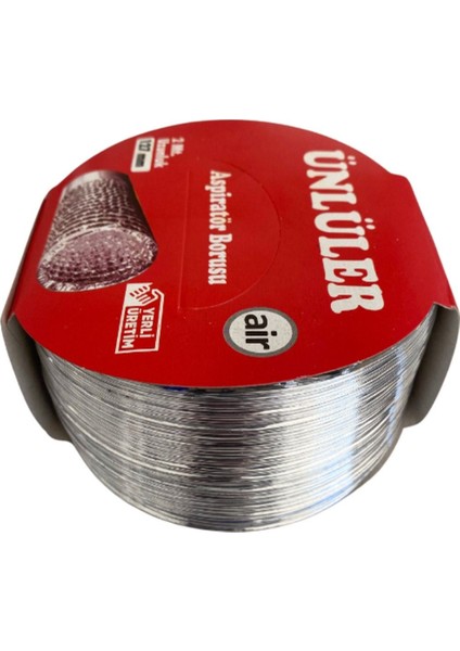 127MM Aspiratör Borusu Alüminyum TELLI(ÇAP:127MM)(2 Metre) fiyatları