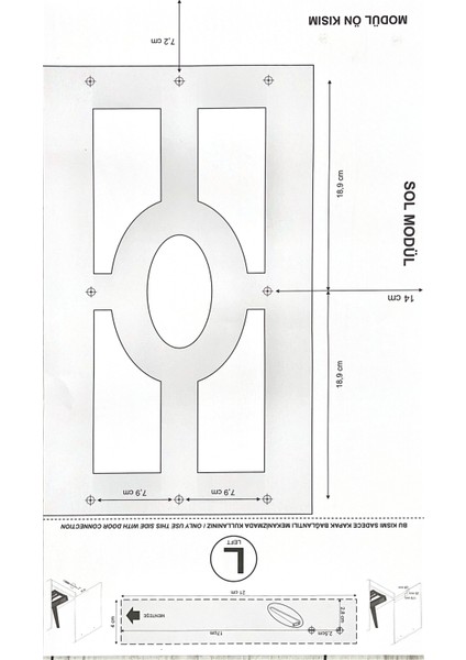 Gri 16+1 Litre Teleskopik Raylı Çöp Kovası (P-9154)