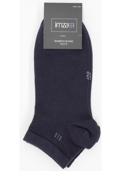 Koyu Lacivert Düz Bambu Patik Çorap 1060250152