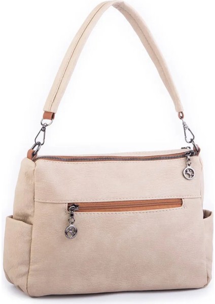 Vera Çanta Nas Bag Çok Gözlü Yumuşak ve Hafif Yapılı Çift Askılı Omuz ve Çapraz Çanta