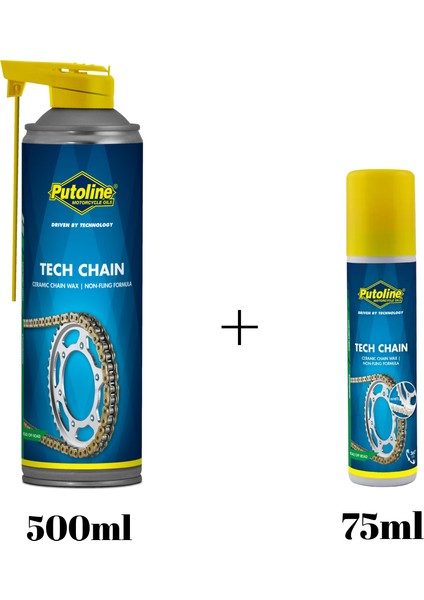 Tech Chain 500ML + 75ML Zincir Yağı Seti