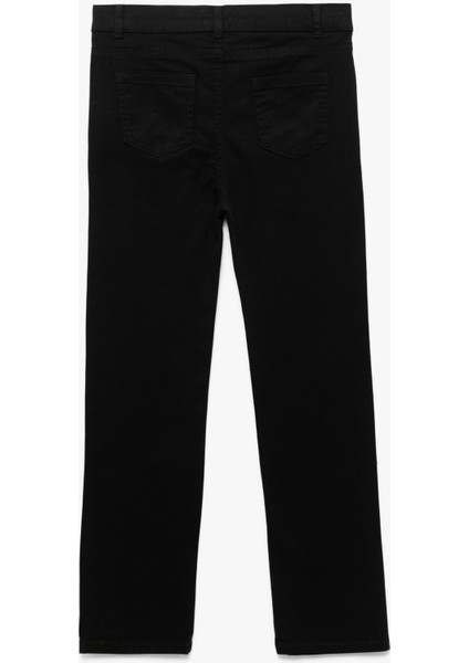 Cepli Düğme Detaylı Düz Paça Pamuklu Pantolon fiyatları