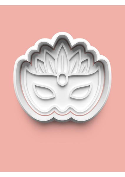 Maskeli Balo Kurabiye Kalıbı ve Şeker Hamuru Kalıbı 4'lü Set fiyatları