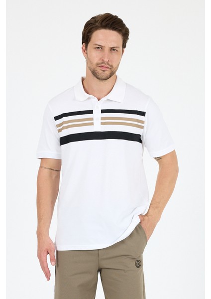 Erkek Polo Yaka Kısa Kollu T-Shirt – %95 Pamuk %5 Elastan – Esnek, Şık ve Rahat Erkek Tişört 0035