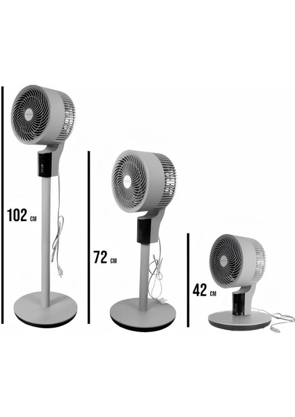 Sf 8 Baac 3D Salınım 20 Cm. Uzaktan Kumandalı Vantilatör modelleri