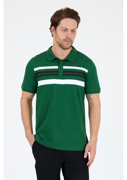 Erkek Polo Yaka Kısa Kollu T-Shirt – %95 Pamuk %5 Elastan – Esnek, Şık ve Rahat Erkek Tişört 0035
