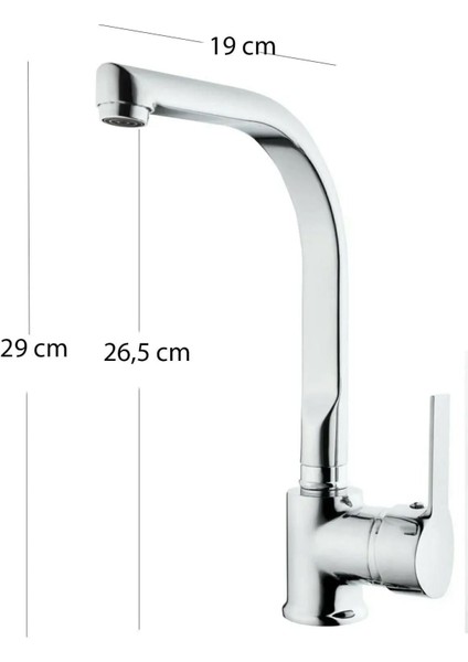 Mutfak Bataryası Çift Su Girişli 5 Yıl Garantili Eviye Musluğu fiyatları