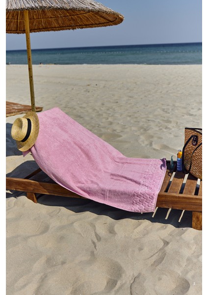 Pamuklu Deniz Havuz Plaj Banyo Havlusu 01 Pembe fırsatları