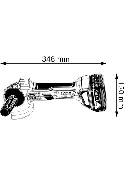 Gws 180-LI 1x4 Ah Procore Akülü Taşlama 125MM Bez Çantalı fiyatları