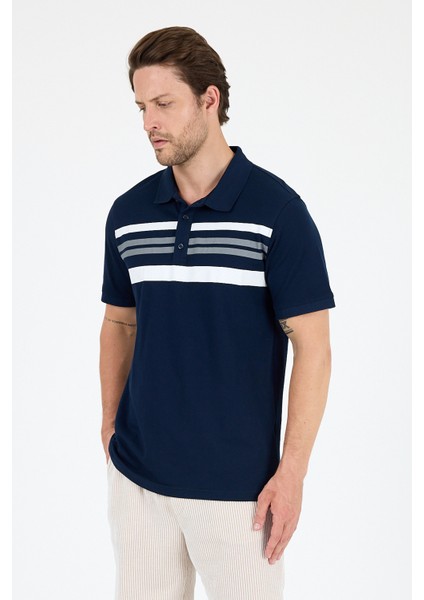 Erkek Polo Yaka Kısa Kollu T-Shirt – %95 Pamuk %5 Elastan – Esnek, Şık ve Rahat Erkek Tişört 0035