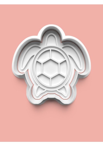 Kaplumbağa Kurabiye Kalıbı ve Şeker Hamuru Kalıbı 4'lü Set modelleri