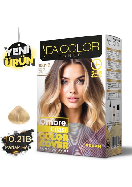 Sea Color – 10.21B Parlak Bej Ombre Saç Cilası