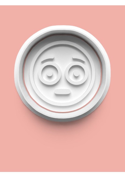 Emoji Surat Kurabiye Kalıbı ve Şeker Hamuru Kalıbı