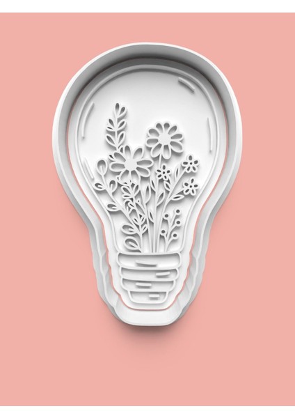 Çiçek Temalı Kurabiye Kalıbı ve Şeker Hamuru Kalıbı