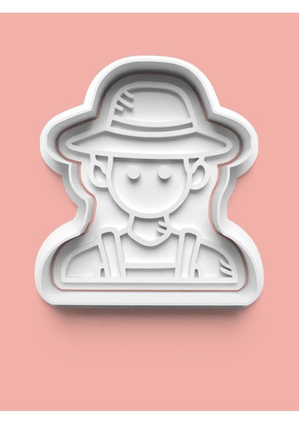 Bahçıvan Figürü Kurabiye Kalıbı ve Şeker Hamuru Kalıbı