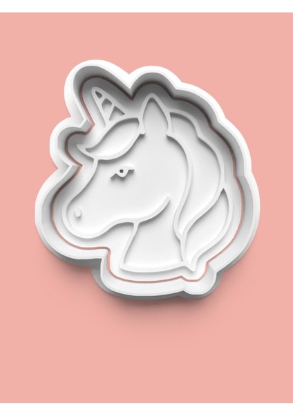 Unicorn Figürü Kurabiye Kalıbı ve Şeker Hamuru Kalıbı