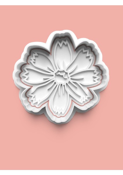 Çiçek Teması Kurabiye Kalıbı ve Şeker Hamuru Kalıbı 4'lü Set modelleri