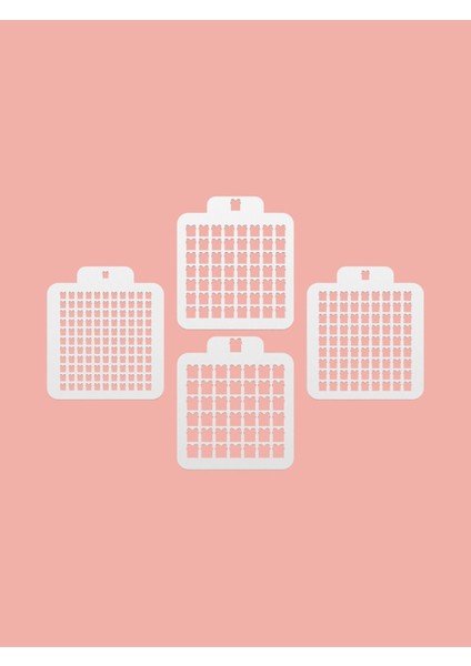 Hediye Kutusu Çoklu Kesici Kurabiye Kalıbı ve Şeker Hamuru Kalıbı 6MM-8MM-10MM-12MM 4'lü Set