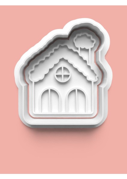 Ev Teması Kurabiye Kalıbı ve Şeker Hamuru Kalıbı