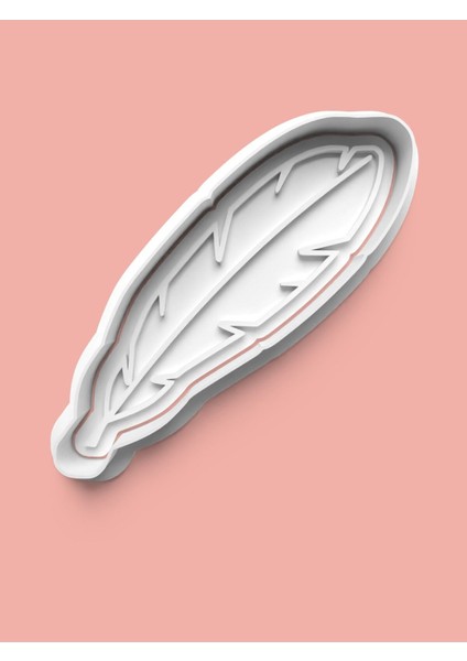 Tüy Figürü Kurabiye Kalıbı ve Şeker Hamuru Kalıbı 4'lü Set modelleri