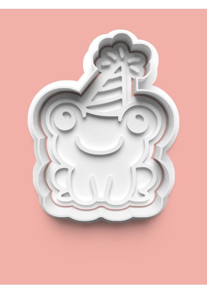 Kurbağa Figürü Kurabiye Kalıbı ve Şeker Hamuru Kalıbı 4'lü Set modelleri