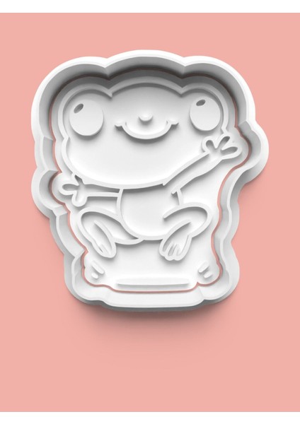 Kurbağa Figürü Kurabiye Kalıbı ve Şeker Hamuru Kalıbı 4'lü Set indirimleri